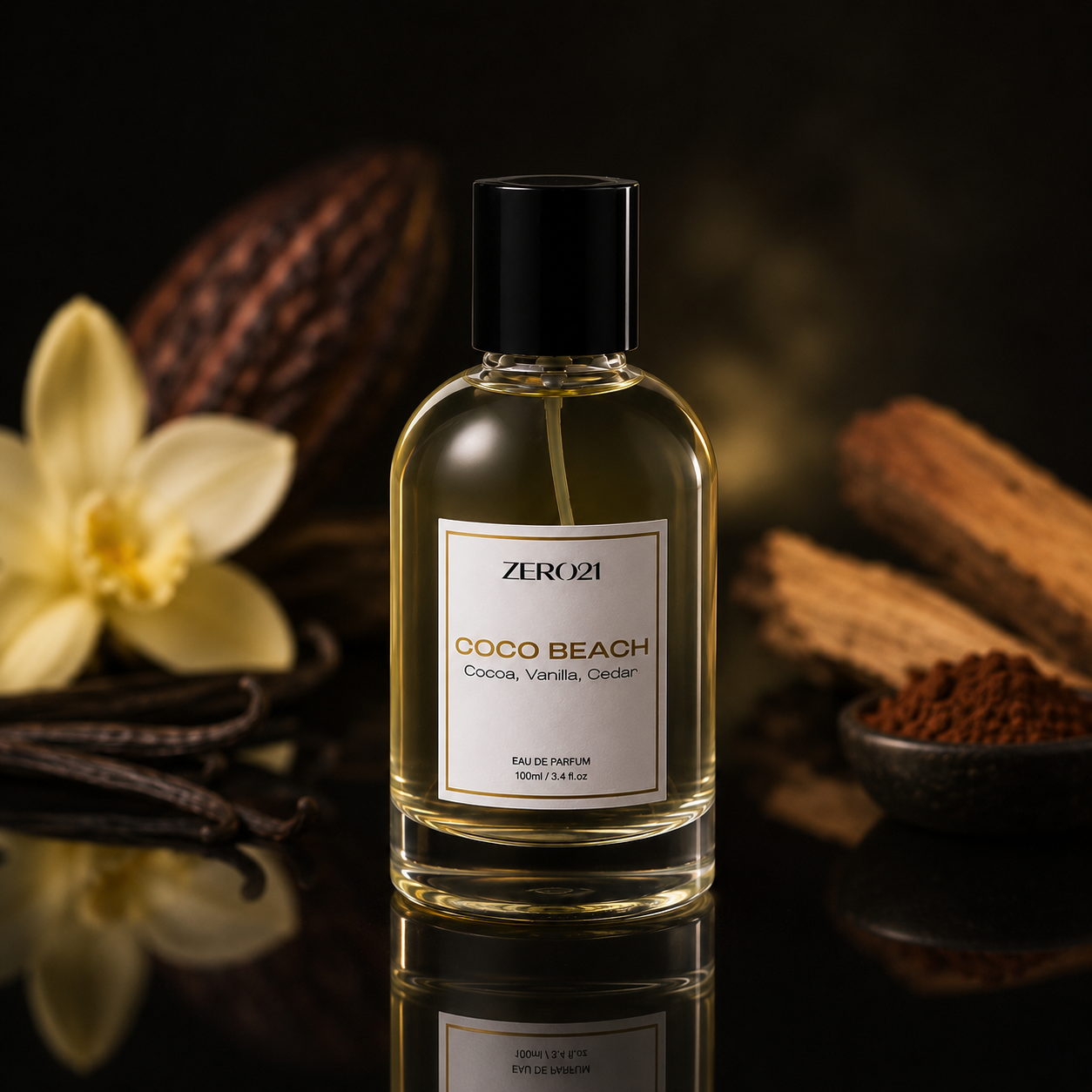 COCO BEACH. ZERO21 CPT , CAPE TOWN , LOCAL BRAND, FRAGARANCE, VANILLA PERFUME, SUMMER SCENT , LONG LASTING