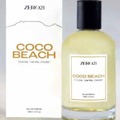 coco beach fragrance. Zero21cpt. Cape town local fragrance. Summer scent.Sweet scent.